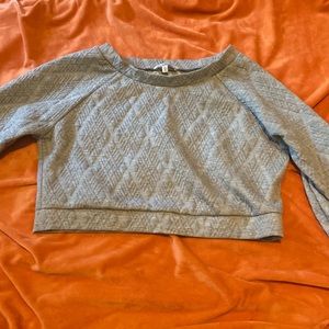 Crop top sweater